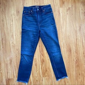 abercrombie dark wash slim jeans